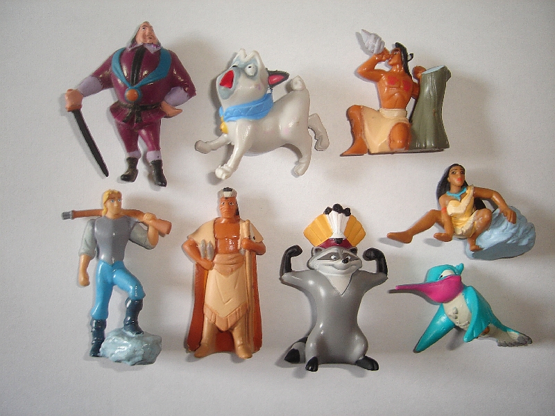 rubber disney figurines