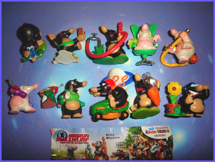 KINDER SURPRISE SET   MOLE MISSION 1   GERMANY 2004  