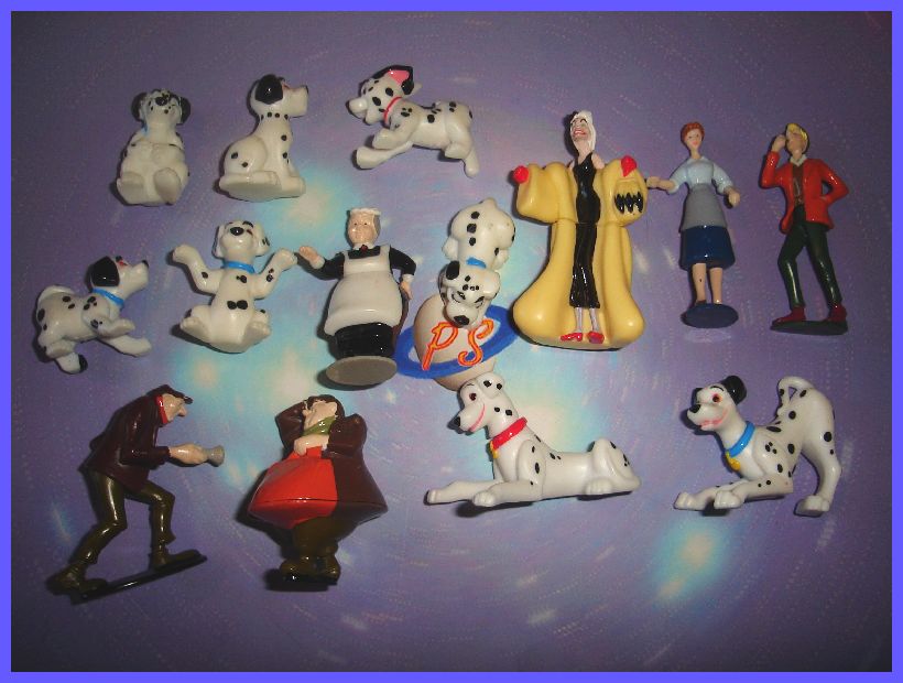 NO KINDER SURPRISE SET NESTLE DISNEY 101 DALMATIANS 97  