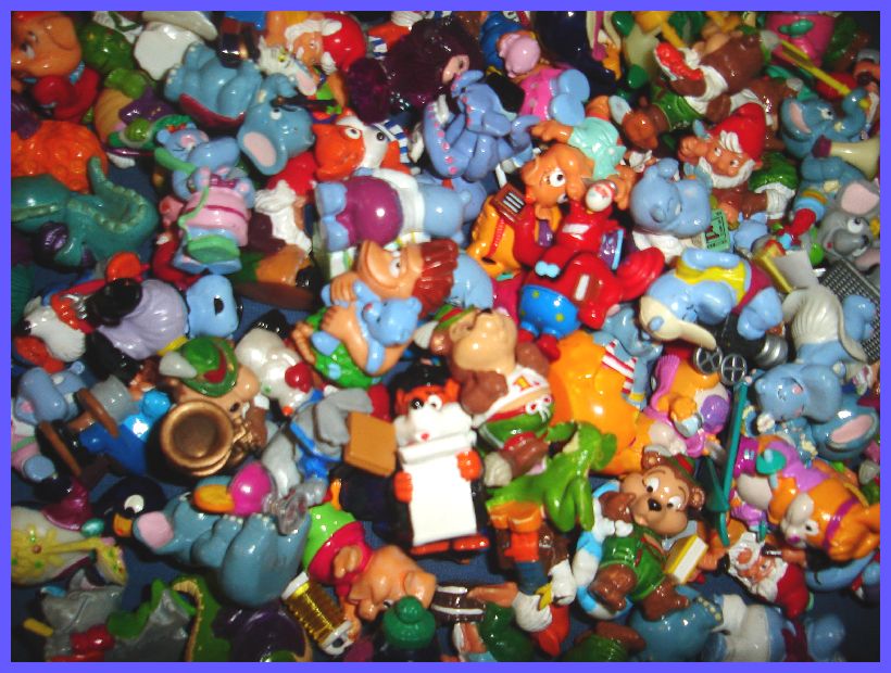 100 DIFFERENT KINDER SURPRISE HARDFIGURES FROM GERMANY   FIGURINES 