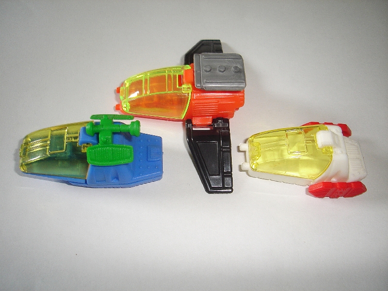 plastic toy spaceships