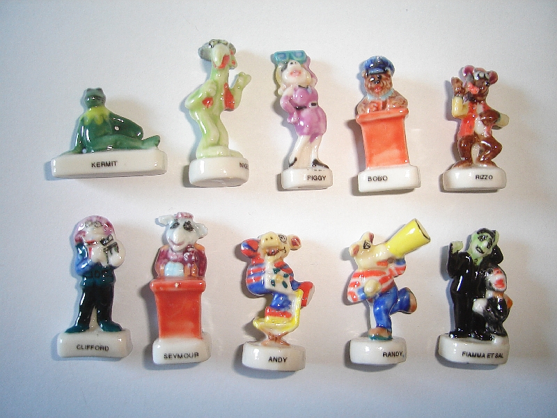 FEVES THE MUPPET SHOW CHINA PORCELAIN FIGURINES SET FRANCE FIGURES ...