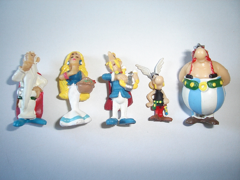 Figurine Obélix Plastoy – Résine 19 Cm – Collection Bulles – Peinture Manuelle