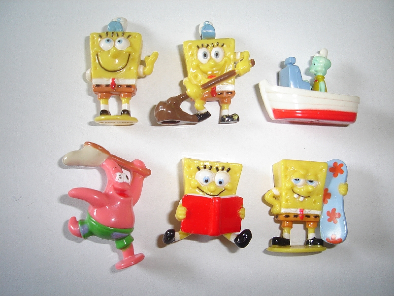 SPONGEBOB SQUAREPANTS MINI FIGURINES SET 2 BIP - FIGURES COLLECTIBLES ...