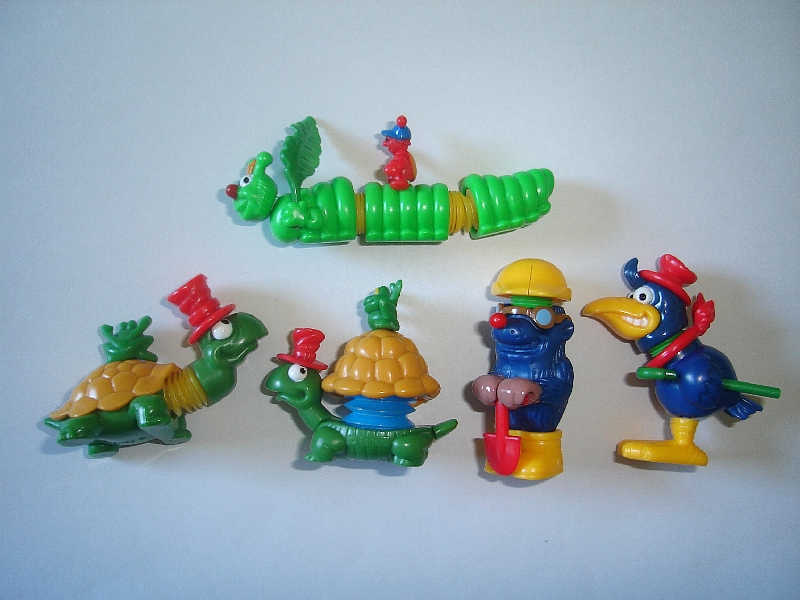 KINDER SURPRISE SET - BELLOWS ANIMALS GANG 2000 BALG - FIGURES TOYS ...