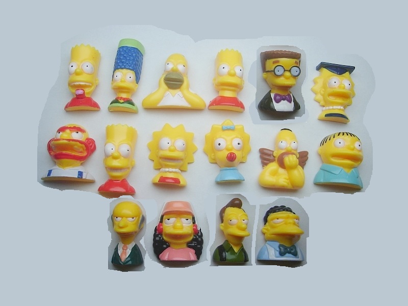 THE SIMPSONS SPORTS 2011 KINDER SURPRISE FIGURES SET FIGURINES COLLECTIBLES